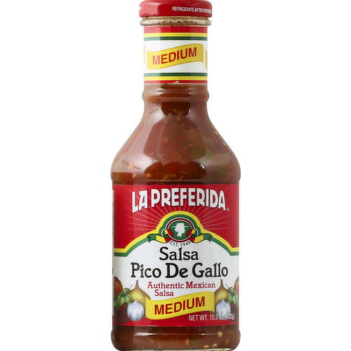 La Preferida Salsa, Pico De Gallo, Medium