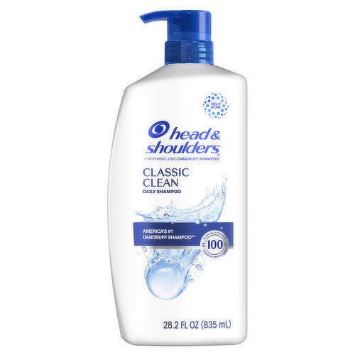 Head & Shoulders Dandruff Shampoo, Classic Clean, 28 oz