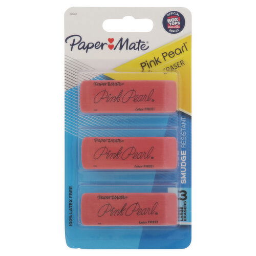 Paper Mate Pink Pearl Eraser, Large