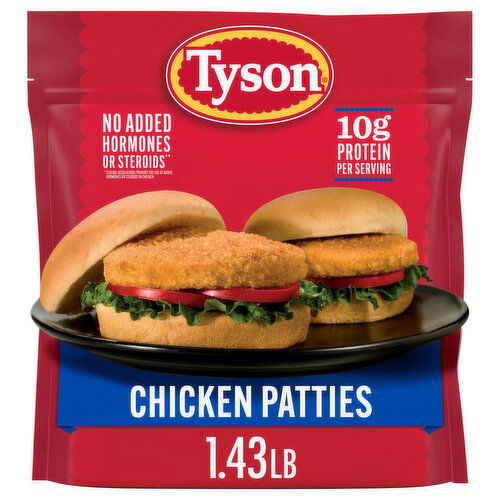 Tyson Fully Cooked Chicken Patties (Frozen)