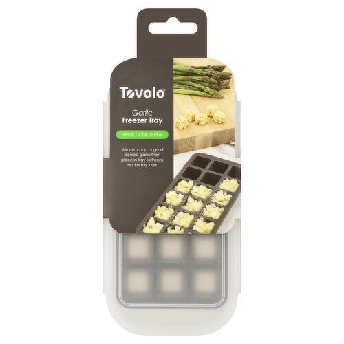 Tovolo Garlic Freezer Tray, Freeze, Cook, Repeat