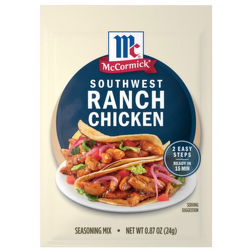 McCormick Street Taco Southwest Ranch Chicken Seasoning Mix