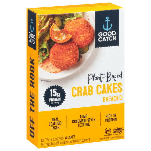 Good Catch Crab Cakes, Plant-Based, Breaded