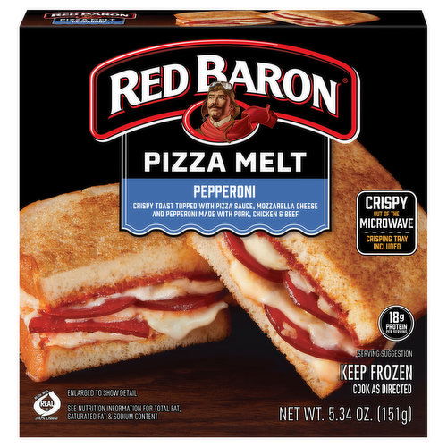 Red Baron Pizza Melt, Pepperoni