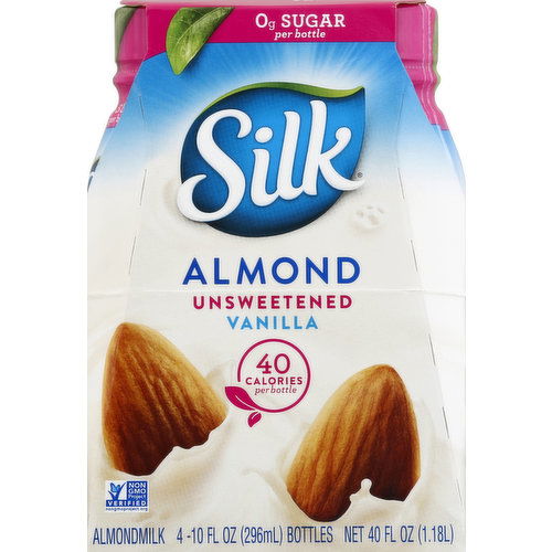 Silk Almondmilk, Unsweetened, Vanilla