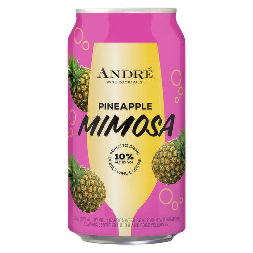 Andre Pineapple Mimosa Sparkling Wine Cocktail 375ml