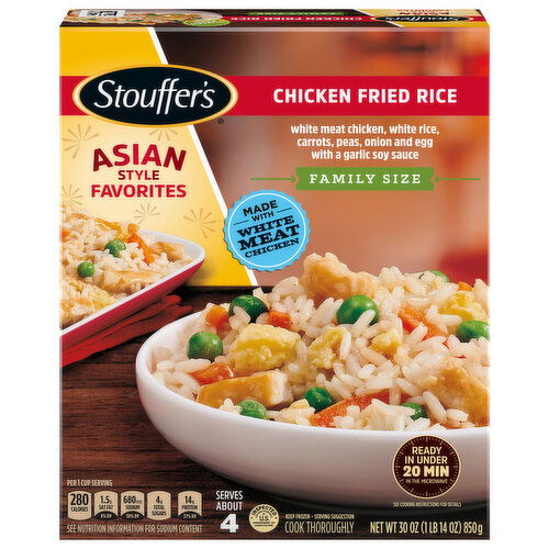 Stouffer's Asian Style Favorites Chicken Fried Rice, Family Size
