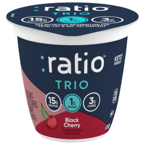 Ratio Trio Black Cherry Dairy Snack