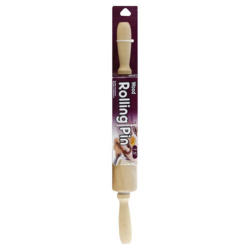 Lami Rolling Pin, Wood, 7.5 Inch