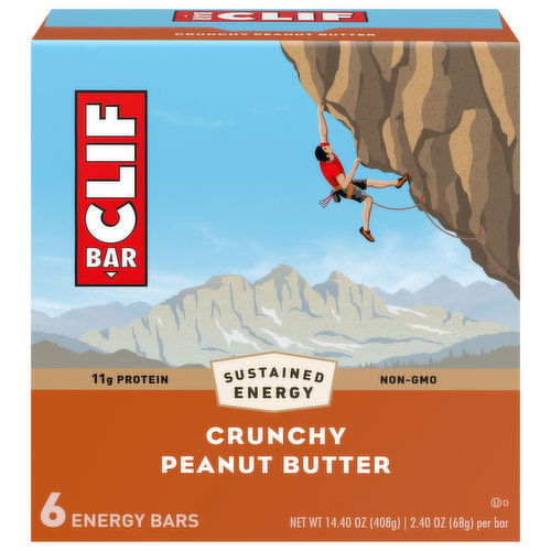 Clif Bar Energy Bars, Crunchy Peanut Butter