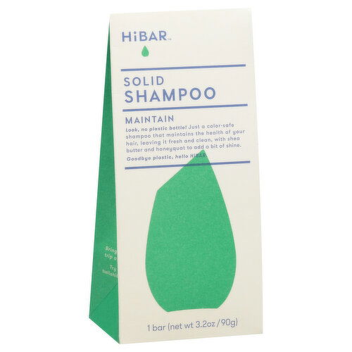 HiBAR Shampoo, Solid, Maintain