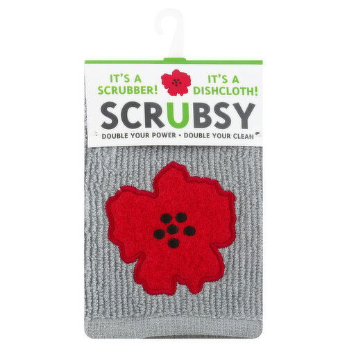 Scrubsy Scrubber, New Poppy