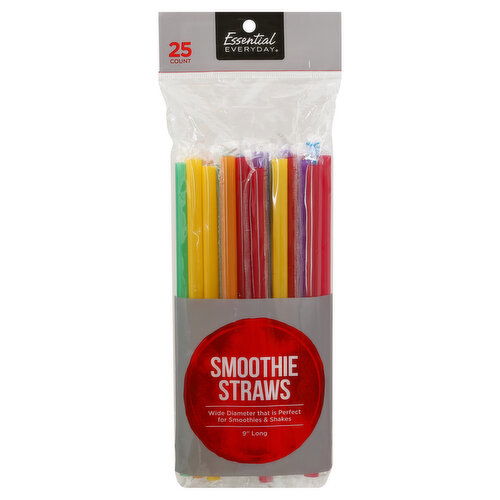 Essential Everyday Smoothie Straws, 9 Inch Long