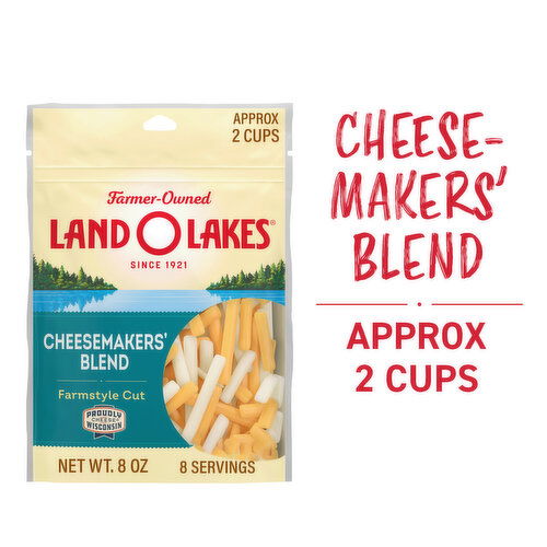 Land O Lakes Cheesemakers' Blend Cheese Farmstyle Shreds