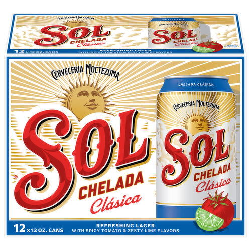 Sol Lager Chelada Clasica Beer