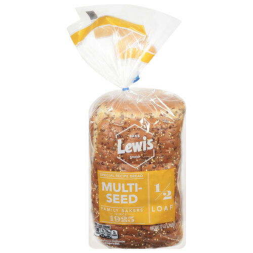 Lewis Bake Shop Bread, Multi-Seed, 1/2 Loaf