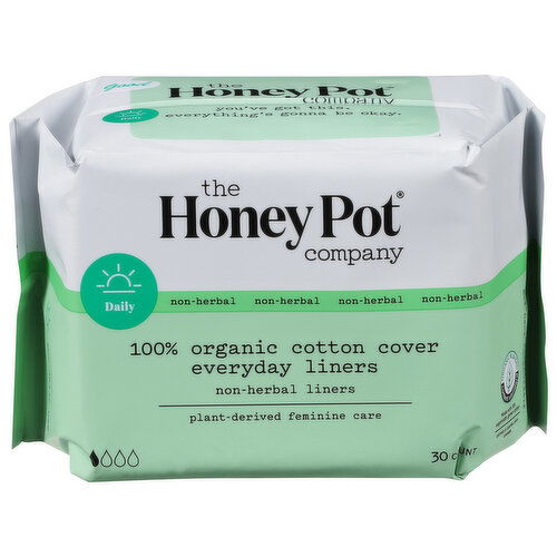 The Honey Pot Company Pantiliners, Non-Herbal, Liner Absorbency