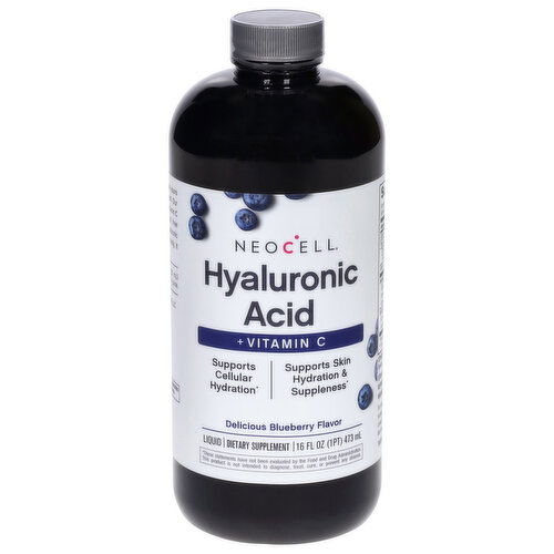 Neocell Liquid Delicious Blueberry Flavor Hyaluronic Acid +Vitamin C