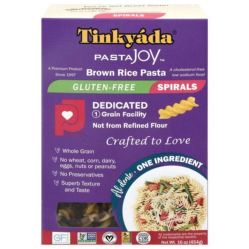 Tinkyada Pasta Joy Gluten-Free Brown Rice Spirals