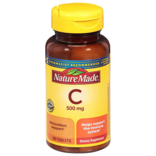 Nature Made Vitamin C, Antioxidant Support, 500 mg, Tablets