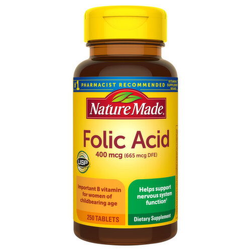 Nature Made 400 mcg Folic Acid