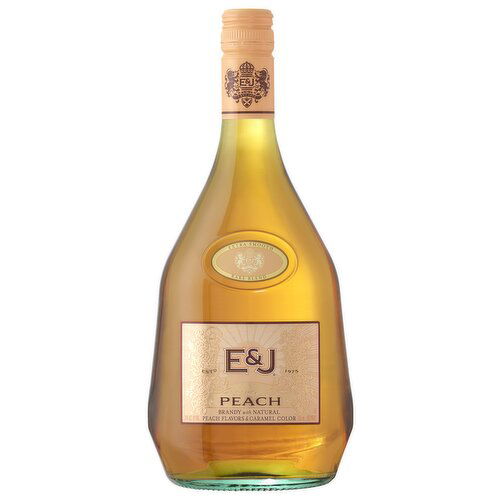 E & J Brandy VS Peach Flavored Brandy 750ml 