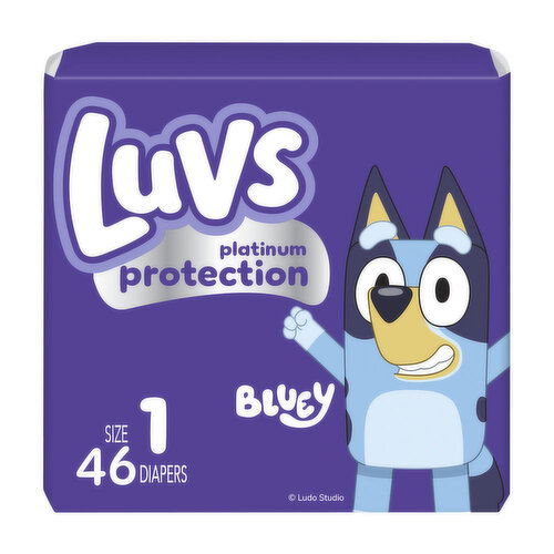 Luvs Platinum Protection Baby Diapers, Size 1
