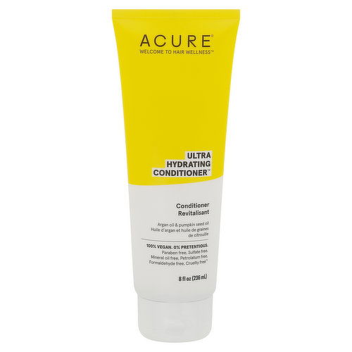 Acure Conditioner, Ultra Hydrating, Argan Oil & Pumpkin Seed Oil