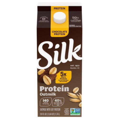 Silk Chocolate Protein Oatmilk
