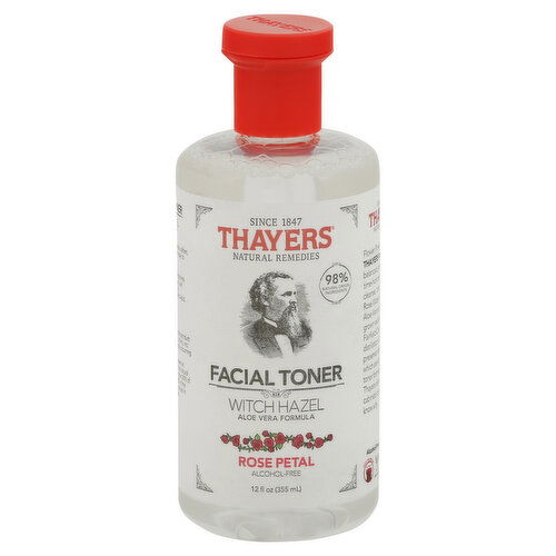 Thayers Facial Toner, Alcohol Free, Witch Hazel, Rose Petal