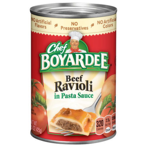 Chef Boyardee Beef Ravioli