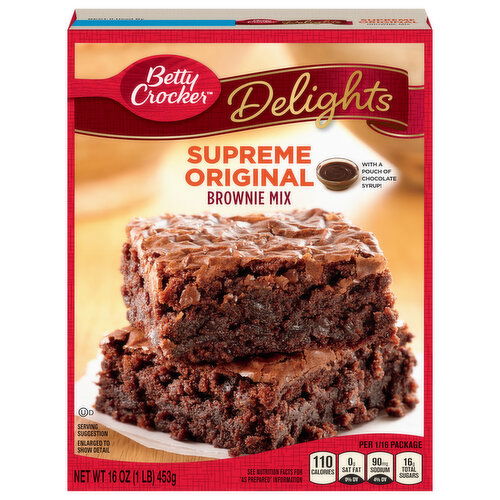 Betty Crocker Delights Supreme Original Brownie Mix