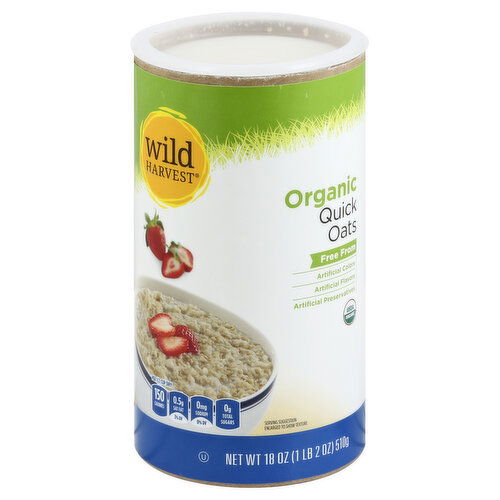 Wild Harvest Quick Oats, Organic