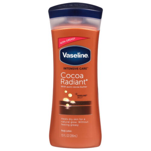 Vaseline Intensive Care Lotion, Non-Greasy, Cocoa Radiant