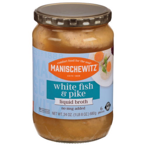 Manischewitz Liquid Broth, White Fish & Pike