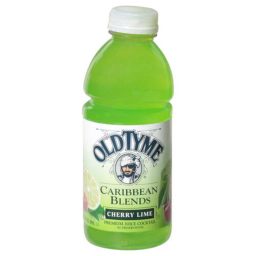 Old Tyme Caribbean Blends Juice Cocktail, Premium, Cherry Lime