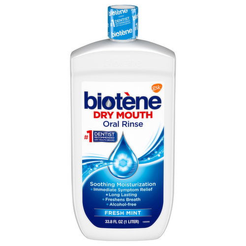 Biotene Oral Rinse, Dry Mouth, Fresh Mint