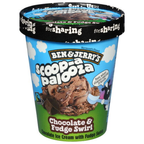 Ben & Jerry's Scoop-a-Palooza Chocolate & Fudge Swirl Ice Cream
