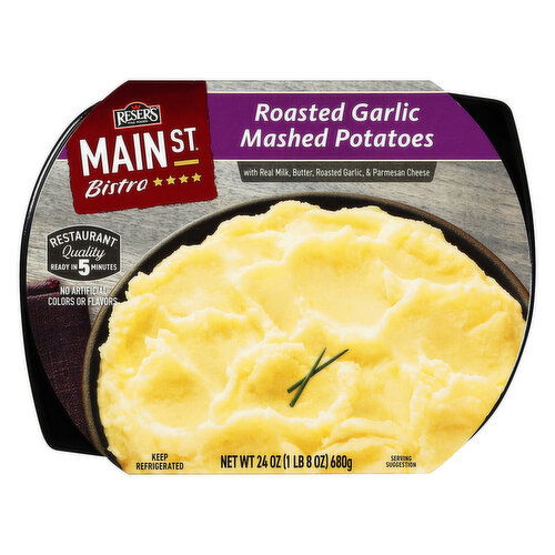 Main St Bistro Mashed Potatoes, Roasted Garlic