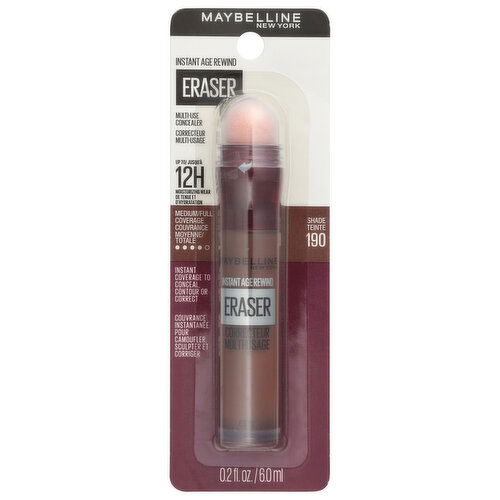 Maybelline Instant Age Rewind Multi-Use Concealer, Eraser, Shade 190