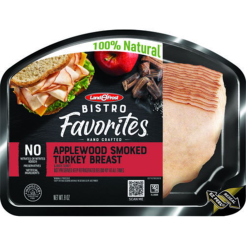 Land O'Frost Bistro Favorites Applewood Smoked Turkey Breast