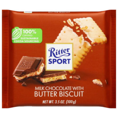 Ritter Sport Milk Chocolate with Butter Biscuit