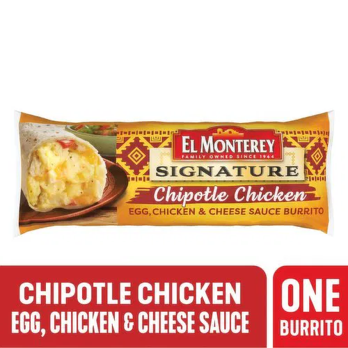 El Monterey Signature Burrito, Chipotle Chicken