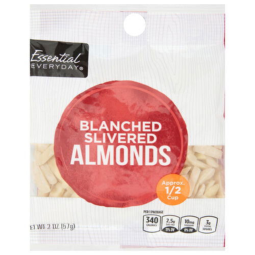 Essential Everyday Almonds, Blanched, Slivered