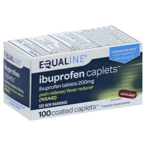 Equaline Ibuprofen, 200 mg, Coated Caplets