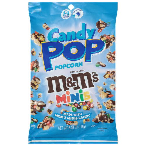 Candy Pop Popcorn, M&M's, Minis