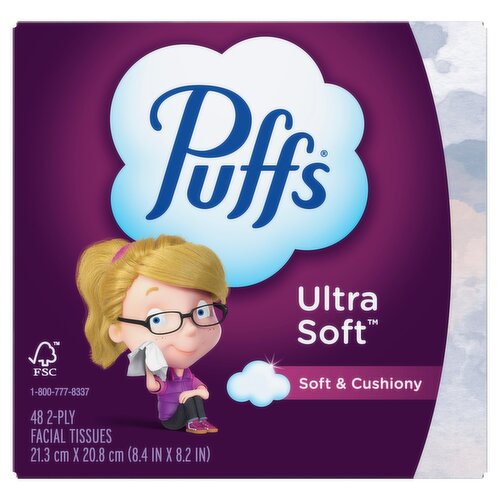 Puffs Ultra Soft Ultra Soft Facial Tissues