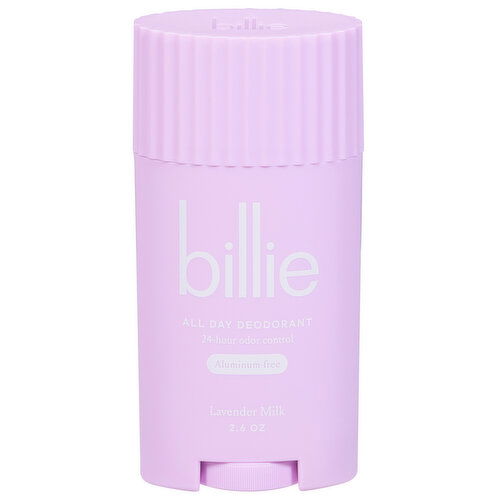 Billie Deodorant, All Day, Aluminum-Free, Lavender Milk