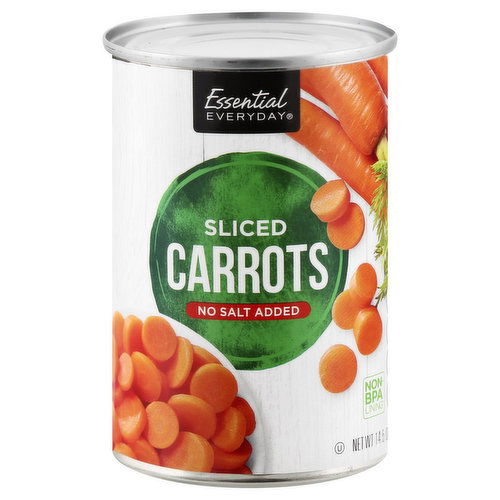 Essential Everyday Carrots, Sliced, No Salt Added