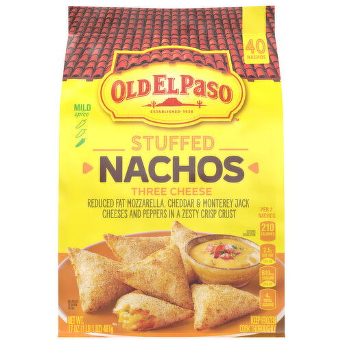 Old El Paso Stuffed Mild Three Cheese Nachos
